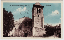 71 - B21093CPA - SAINT GERMAIN EN BRIONNAIS - Eglise - Très Bon état - SOANE-ET-LOIRE - Other & Unclassified