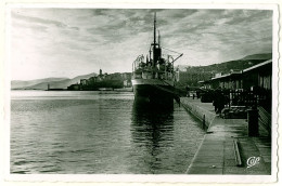 20 - B18299CPSM - BASTIA - Le Courrier VILLE AJACCIO Dans Le Port - Très Bon état - CORSE - Bastia