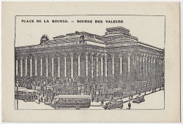 75 - B18240CPA - PARIS - ARR. 02 - La Bourse - Carte Publicitaire MARFAN, Courtier Rue Reaumur - Parfait état - PARIS - Distretto: 02
