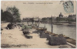 75 - B18217CPA - PARIS - ARR. 01 - Les Quais De La Seine - Bon état - PARIS - District 01