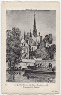 75 - B18215CPA - PARIS - ARR. 01 - Le Quai Des Orfevres Et La Sainte Chapelle En 1866 - Croquis MAIGNAN - Très Bon état - District 01