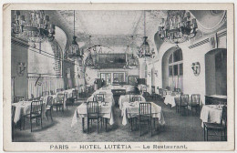 75 - B18206CPA - PARIS - ARR. 01 - Hotel LUTETIA - Le Restaurant - Bon état - PARIS - Distrito: 01