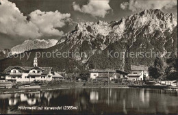 72173958 Mittenwald Karwendel Tirol Partie Am See Karwendel - Autres & Non Classés