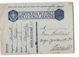 AG2813 POSTA MILITARE 72 - 47 ARTIGLIERIA X FIRENZE - Correo Militar (PM)