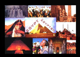 Ägypten / Egypt: Ansichtskarte [AK] 'Sehenswürdigkeiten' / Postcard 'Tourist Attractions', Gebraucht / Used - Sonstige & Ohne Zuordnung