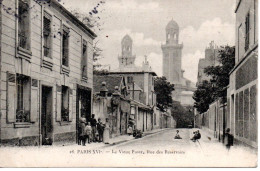 CPA 75 PARIS XVI°  LE VIEUX PASSY? RUE DES RESERVOIRS ANIMEE 1908 - Paris (16)