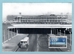 Carte Maximum 1961 - Inauguration De L'aéroport De Paris-Orly - YT 1283 - Paris - 1960-1969