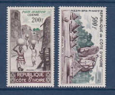 Cote D'Ivoire - YT PA N° 23 Et 24 ** - Neuf Sans Charnière - Poste Aérienne - 1962 - Ivory Coast (1960-...)