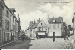 [02] Aisne Laon Place St Julien Et Rue St Jean Belle Animation - Laon