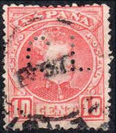 Madrid - Perforado - Edi O 243 - "CL" (Banco) - Used Stamps