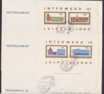Block 23/4 "Intermess"-Blocks, 1965, Pass. Brief, ESSt. - 1950-1970