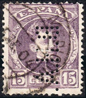 Madrid - Perforado - Edi O 245 - "B.H.A." (Banco) - Used Stamps