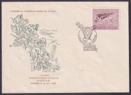 .Yugoslavia, 1958-07-04, Zagreb, FD Poštar, Philatelic Exhibition, Special Cover & Postmark - Sonstige & Ohne Zuordnung