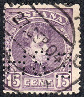 Madrid - Perforado - Edi O 245 - "ESH" (Banco) - Used Stamps