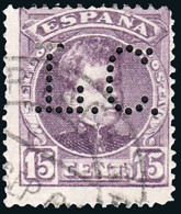 Madrid - Perforado - Edi O 245 - "L.C." - Used Stamps
