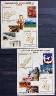 Colombia 2005, 100 Year Of The Caldas, And Huilva, Two MNH S/S - Kolumbien
