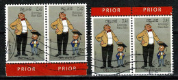 Belg. 2002 - 3144 X 4, Yv 3137 X 4, Mi 3193 Marc Sleen 80 Jaar / Ans. - Used Stamps