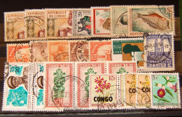 Africa Afrique - Small Batch Of 24 Stamps Used Mai2024 - Lots & Kiloware (max. 999 Stück)