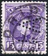 Madrid - Perforado - Edi O 246 - "AU" (Agustín Ungría) - Used Stamps