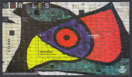 ESPAÑA 2015. HB PATRIMONIO ARTÍSTICO. MURALES JOAN MIRÓ. MNH - Neufs