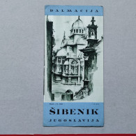 ŠIBENIK - CROATIA (ex Yugoslavia), Vladimir Kirin, Vintage Tourism Brochure, Prospect, Guide (PRO3) - Tourism Brochures