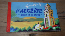 Carnet : Souvenir ALGER LA BLANCHE ................ BE-.........tir4 - Algerien