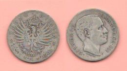 Italia 1 Lira 1902 Italie King Vittorio Emanuele III° Italie - 1900-1946 : Victor Emmanuel III & Umberto II