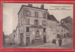 Carte Postale 70. Gray Fontaine Saint-Pierre-Fourier Très Beau Plan - Gray