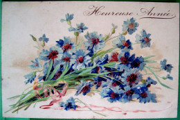 Cpa FLEURS BOUQUET DE BLEUETS C KLEIN Non Signée , 1907 , CORNFLOWERS OLD PC - Klein, Catharina