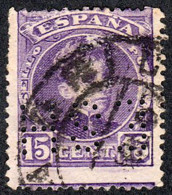 Madrid - Perforado - Edi O 246 - "ESH" (Banco) - Used Stamps