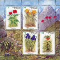 1998 128 Tajikistan Native Flowers MNH - Tagikistan