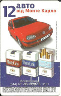 Ukraine: Ukrtelecom - 2001 Mont Carlo Cigarettes - Oekraïne