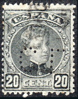 Madrid - Perforado - Edi O 247 - "CL" (Banco) - Used Stamps