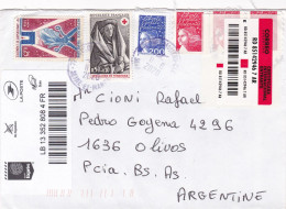 France - 2020 - Letter - Sent To Argentina - Caja 30 - Storia Postale