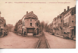 VILLENEUVE SUR LOT L'octroi Et L'avenue D' Hysses Pub BYRRH Tacot ...A - Villeneuve Sur Lot