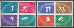 Poland 1960 Olympic Games Rome, Athletics, Cycling, Equestrian Etc. Set Of 8 MNH - Verano 1960: Roma