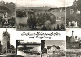 72168958 Biessenhofen Neuschwanstein Panorama Hohenschwangau Fuenfknopfturm Elbs - Altri & Non Classificati