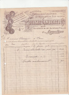 16-Goursat, Lambert & Cie....Epicerie En Gros, Confiserie, Droguerie...Angoulême ...(Charente).....1920 - Alimentos