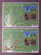 Variété Rare Bloc France ** Luxe Salon Du Timbre 2010 Sans Le Doré R.R.R - Unused Stamps