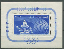 Romania 1960 Olympic Games Rome, S/s MNH - Verano 1960: Roma