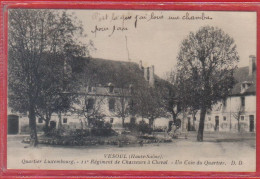 Carte Postale 70. Vesoul  Quartier Du Luxembourg 11è Régiment De Chasseurs à Cheval   Très Beau Plan - Vesoul
