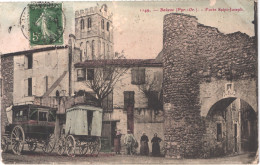 FR66 BAIXAS - Brun 1149 Colorisée - Porte Saint Joseph - Diligence - Animée - Belle - Other & Unclassified