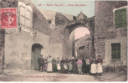 FR66 BAIXAS - Brun 1148 - Colorisée - Porte Dom Brial - Animée - Belle - Other & Unclassified