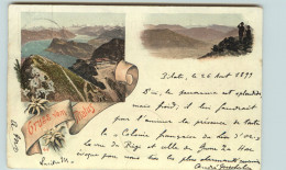 Suisse - Swiss - Schweiz - Neuchâtel - Pionnières - Pionnière Circulé 1899 - Gruss Vom Pilatus - état - Other & Unclassified