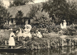 72168472 Spreewald Familie An Der Wasserstrasse Bischdorf - Other & Unclassified