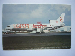 Avion / Airplane / FAUCETT Peru / Lockheed L 1011 Tristar / Registered As OB-1455 - 1946-....: Ere Moderne