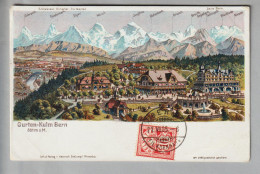 CH BE Bern Gurten-Kulm 1905-06-21 Litho H.Schlumpf #2166 Künstlerlitho - Bern