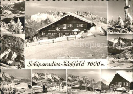 72168441 Berchtesgaden Schiparadies Rossfeld Schihuette Untersberg Kreuz Alpenpa - Berchtesgaden