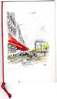 Menu Illustré Par Pierre Pagès,121x184 Mm, Fouquet's Paris Champs Elysées, 1967 - Menükarten