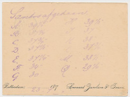 Briefkaart G. 18 Particulier Bedrukt Rotterdam 1879 - Postwaardestukken
